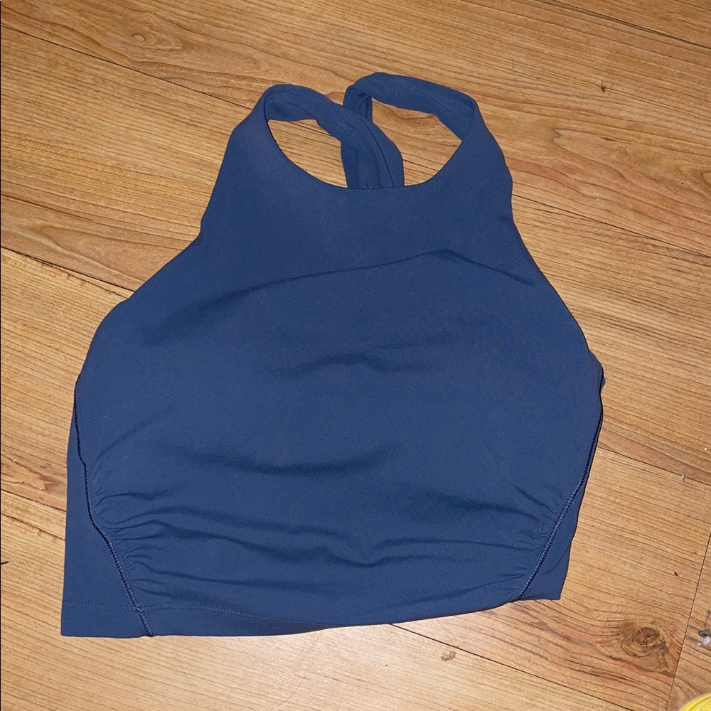 Athleta Blue Crop Top